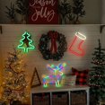 thumbnail image 3 of Letreros de neón Letreros de neón para dormitorio Habitación de niños Sala de estar Bar Fiesta Vacaciones Navidad Invierno (ciervo), 3 of 5