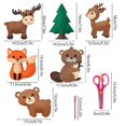 thumbnail image 1 of Sewing Felt Toy For Fine Motor Skills Diy Sewing Animals Craft Kit Early, 1 of 3