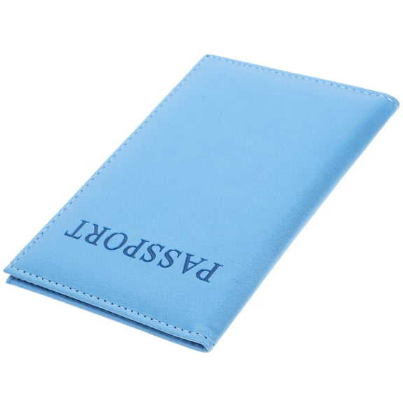 PBPBOX 1Pack Waterproof Passport Cover Card Protector Holder Simple PU Design for Home Office Travel