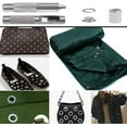 thumbnail image 5 of Setting Tools Included, Multi-purpose Grommets for Repairing Canvas Tarp Tents Awnings, Durable Copper Material Grommet Tool Kit with Clear Plastic Storage Box for Crafting, 5 of 5