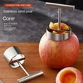 thumbnail image 3 of Stainless Steel Multifunction Apple Pear Core Separator Kitchen Tool, 2 Pack Stainless Steel Apple Pear Core Separator, Multifunction Corer Tool for Apple Pears (S+L), 3 of 5