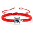 thumbnail image 1 of Nuevo Evil Eye Pulsera trenzada Lucky Red Black Color hilo pareja cadena hecha a mano oración brazaletes Pulsera joyería regalo para amigo Deng Xun unisex, 1 of 2