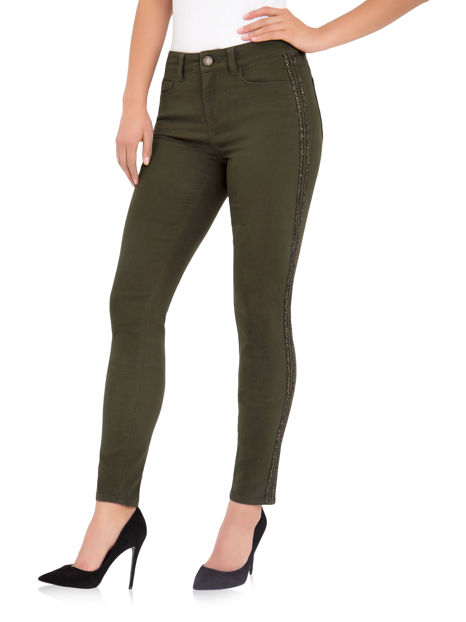 khaki skinny jeans walmart