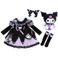 thumbnail image 2 of Conjunto de falda Lolita de Anime Sanrioed para niña, vestido de manga larga de otoño para niña Kuromi, vestido de princesa de Cosplay con lámpara, regalo de Halloween, 2 of 5