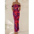 thumbnail image 3 of Vestido largo PRETTYGARDEN ajustado fruncido para mujer, verano 2025, 3 of 9