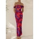 thumbnail image 3 of Vestido largo PRETTYGARDEN ajustado fruncido para mujer, verano 2025, 3 of 9