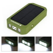 (4 pack) Swiss Tech Leistung 20000 mAh Wireless Solar Power Bank with Flashlight IP54