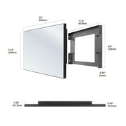 Elecsung 24 inches Smart webOS Mirror LED TV for Bathroom IP65 Waterproof Built-in Alexa WiFi Bluetooth Voice Control New Model