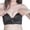 Black, variant on Wisremt Women's Strapless Gather Bra Sexy Padded Push Up Invisible Adjustable Bras