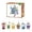 White, variant on Kids Sewing Kit for Beginners, Complete DIY Craft Set with Pre-Cut Felt, Needles, Colorful Threads & Stuffing, Educational Learning Toy for Girls Boys, Develop Fine Motor Skills & Creativity