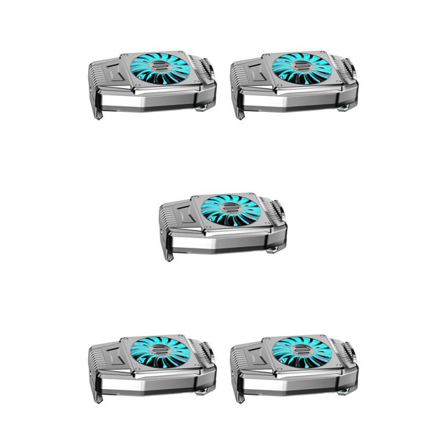 Sidaley Enfriador de teléfono USB eléctrico antideslizante Ventilador de enfriamiento de teléfono Radiador portátil ajustable para juegos Type2 NO2