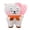 White #252, variant on Sleepy Time Plush Collection with Nightcaps Soft Decorative Stuffed Doll Set for Bedtime Comfort Cute Cartoon Character Plushies for Home Decor Brown
