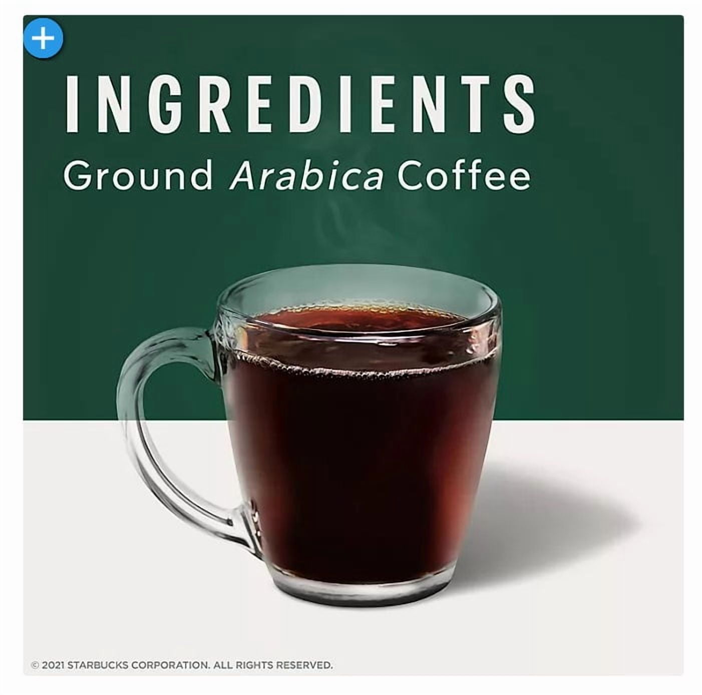 Starbucks Dark French Roast Ground Coffee, 40 oz.pack of 2