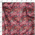 thumbnail image 3 of Soimoi Poly Taffeta Red Fabric By the Yard - 56 Inch Wide - Florals Print Fabric - Elegant and Timeless Patterns for Fashion and Home Decor Printed Fabric, 3 of 6