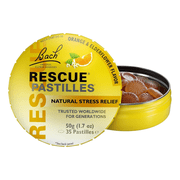 Bach RESCUE PASTILLES, Orange & Elderflower - 35 Servings