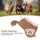 thumbnail image 3 of Juguetes de peluche chirriantes para perros, juguetes seguros para aliviar la ansiedad de los molares, juguetes para masticar para la mayoría de los perros, juguetes para cachorros [Monkey], 3 of 8
