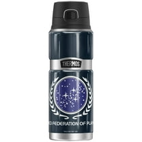 Star Trek United Federation of Planets THERMOS STAINLESS KING Stainless Steel Drink Bottle, Vacuum insulated & Double Wall, 24oz