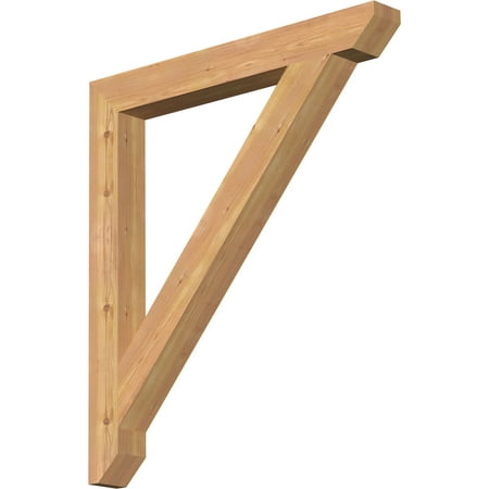 

Ekena Millwork 3 1/2 W x 32 D x 36 H Traditional Slat Smooth Bracket Western Red Cedar
