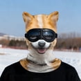 thumbnail image 2 of Diadema de invierno para exteriores, transpirable y cálida, con cobertura total, con la serie Animal Facial Gini Riding Hat Headband, 2 of 5