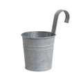 thumbnail image 2 of Pay Attention To The Throw Count, The Packaging Size Is 15x15x8cm Retro Distressed Iron Flower Bucket Flower Holder With Detachable Hook 2pcs Has Holes At The Bottom, 2 of 8
