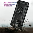 thumbnail image 5 of Heavy Duty Shockproof Phone Case with Screen Protector For iPhone 15 Pro Case, Protective Case Built-in 360° Rotate Ring Kickstand, 5 of 8