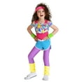 thumbnail image 1 of Toddler Girl's Work It Out 80's Costume, 1 of 3