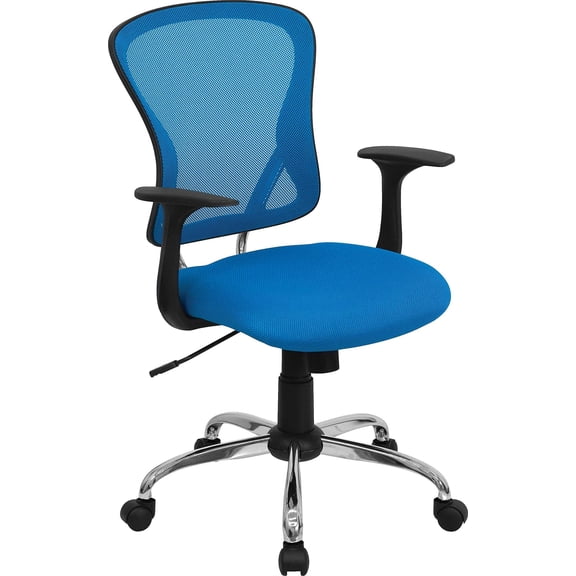 UrbanPro Mid Back Mesh Office Chair in Blue