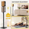 thumbnail image 2 of Par de soportes para altavoces Mount Dream, altura ajustable, 5 kg, 2 of 8