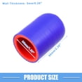 thumbnail image 4 of Unique Bargains 1 Set 35mm 1.38" ID Car Silicone Coolant Cap Intake Vacuum Hose End Plug Car Coolant Heater Blue, 4 of 6