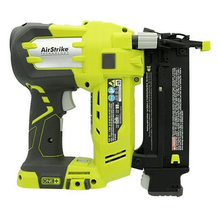 RYOBI 18-VOLT ONE  AIRSTRIKE CORDLESS BRAD NAILER, 18-GAUGE, TOOL ONLY