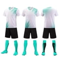 thumbnail image 4 of Landzoo Toddler Boys Girls Outfit Set Graphic Print Short Sleeve Crew Neck T-Shirt With Active Shorts Outfit Summer Casual Boys Set Size 10-11 Years White, 4 of 4
