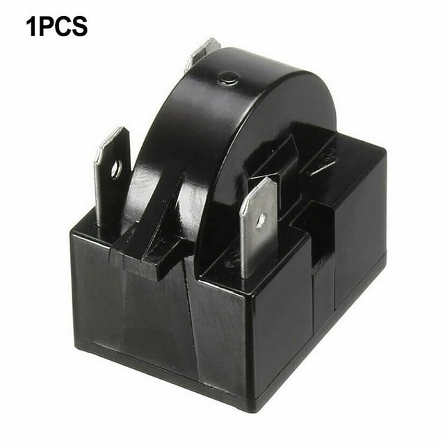 Bgsha Relais de Démarrage pour Réfrigérateur PTC Remplacement 1/3 Broches Protecteur de Surcharge de Compresseur