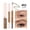 B, variant on Double-Ended Eyebrow Pencil & Brush, Ultra-Fine Waterproof Tip, for Natural Hair-Like Strokes & Shaping