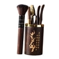 thumbnail image 4 of Juego de Té de Kung Estilo Japonés de 6 Piezas Juego de Té Accesorios de Juego de Té Cilindro de Té de Madera para El Hogar Herramientas para Ha ciruela Sunnimix Tetera Porcelana, 4 of 8
