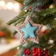 thumbnail image 4 of Gibobby Decoraciones navideñas Árbol de Navidad Estrella de puntas Colgante Pequeños accesorios Muñeco de peluche de Navidad Regalo de Navidad(Azul), 4 of 5