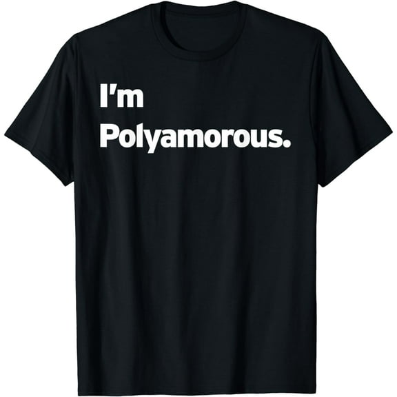 Poly Polyamorous Open Relationship Monogamous Love Awareness T-Shirt