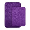 Zebra 2pc Bath Rug Set