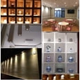 thumbnail image 3 of Black 9pcs Mini 12v 1w Led Ceiling Recessed Spotlights Ip65, 3000k (120, Warm White)., 3 of 5
