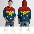 thumbnail image 6 of Won-der Women Hoodies for Men Women Novelty 3D Graphic Pullover Sweatshirt with Pocket, 6 of 8
