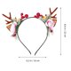 thumbnail image 4 of 1pc Christmas Antler Hair Band Floral Hair Hoop Moda Tocado Fiesta Sombreros para niñas Niños (Patrón 4), 4 of 7