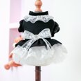 thumbnail image 1 of Xiao Hua Vestido para cachorro, bonito vestido de princesa para gato, falda para perritas pequeñas (A25, M), 1 of 4