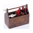thumbnail image 2 of Mini Tool Box Miniature Case Tiny House Decor Chest Car Model Wooden Kid Tools Child, 2 of 6