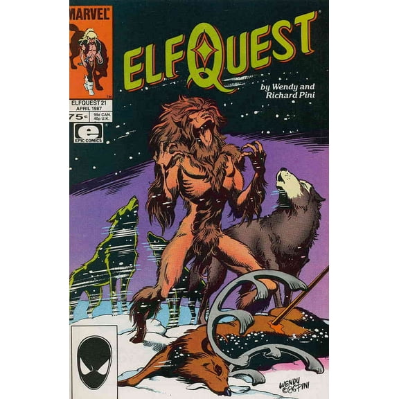 Elfquest (Epic) #21 VF ; Epic Comic Book
