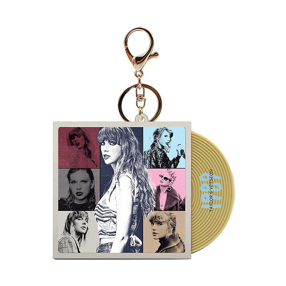 2024 Taylor Swift Keychain 1989 Cd Album Pendant Keyring Bag Charm