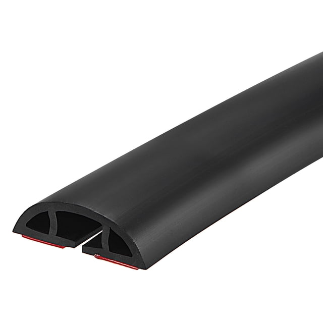 Uxcell Floor Cord Cover Cable Protector Cable Management for Home Office Black 10 ft