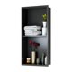 thumbnail image 1 of QinaQin Nicho empotrable de acero inoxidable para baño y regadera, diseño impermeable y antiderrames, ideal para almacenamiento empotrado en ducha o pared interior, 1 of 6