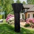 thumbnail image 1 of Outdoor Heater Dust Cover UV Protection Standing Round Umbrella Heater Cover Waterproof Umbrella Heater Cover with Snow Protection Drawstring Bag for Outdoor Yard, 1 of 9