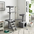 thumbnail image 3 of Sam's Pets Longshot® 53" Gray Cat Tree, 3 of 5
