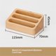 thumbnail image 5 of 2pcs Beech Wood Business Card Holder for Desk, 3 Card Slots Business Card Display Holder Stand, 5 of 5