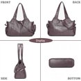 thumbnail image 7 of Sunyuer Vintage Hobo Bag for Women - Large Capacity Crossbody Shoulder Handbag with Multi Pockets, 3-Way Carry, Adjustable Strap, 7 of 7